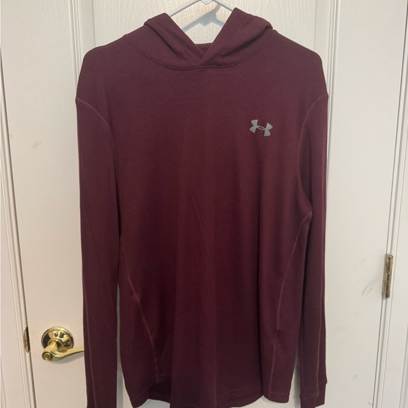 Under Armour Men's Burgundy Hoodie - Picture 1 of 4